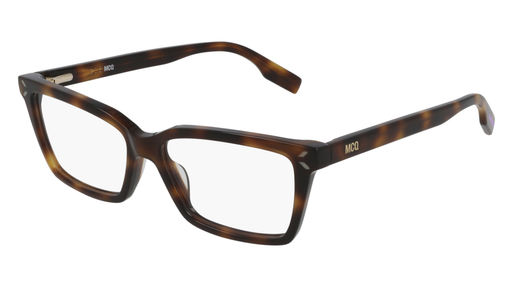 Mcq MQ0307O-006 Womens RECTANGULAR / SQUARED Optical Frame - Havana
