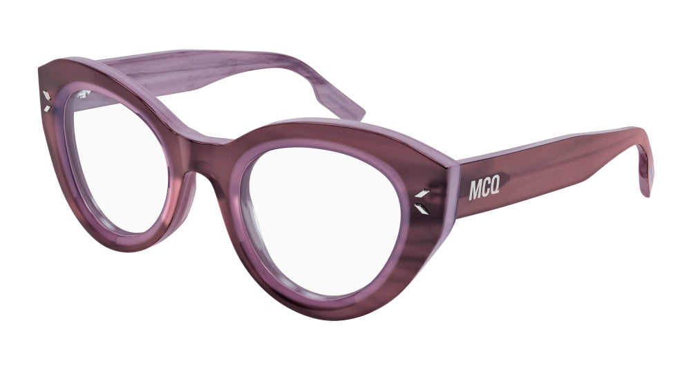Mcq MQ0364O-003 Womens CAT EYE Optical Frame - Violet