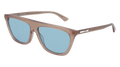 Mcq MQ0273S-003 Mens RECTANGULAR / SQUARED Sunglasses - Brown