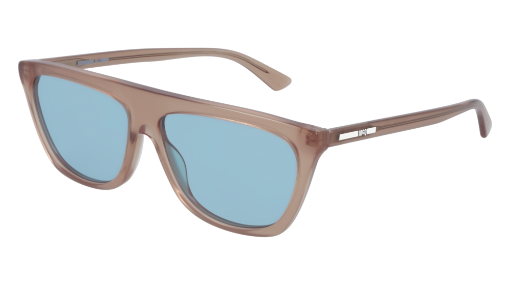 Mcq MQ0273S-003 Mens RECTANGULAR / SQUARED Sunglasses - Brown