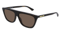Mcq MQ0273S-002 Mens RECTANGULAR / SQUARED Sunglasses - Havana