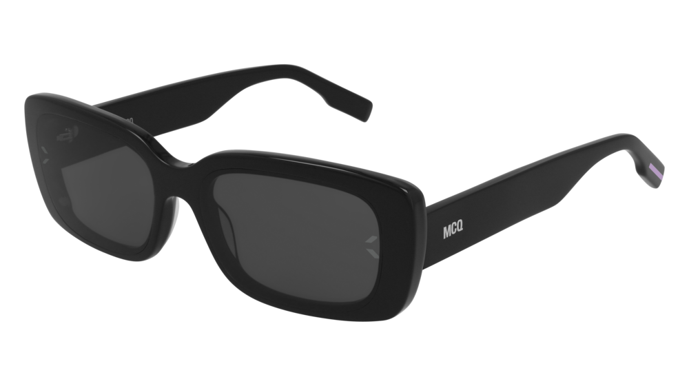 Mcq MQ0301S-001 RECTANGULAR / SQUARED Sunglasses - Black