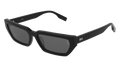 Mcq MQ0302S-001 RECTANGULAR / SQUARED Sunglasses - Black