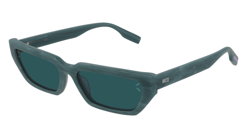 Mcq MQ0302S-003 RECTANGULAR / SQUARED Sunglasses - Blue