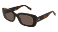 Mcq MQ0301S-002 RECTANGULAR / SQUARED Sunglasses - Havana