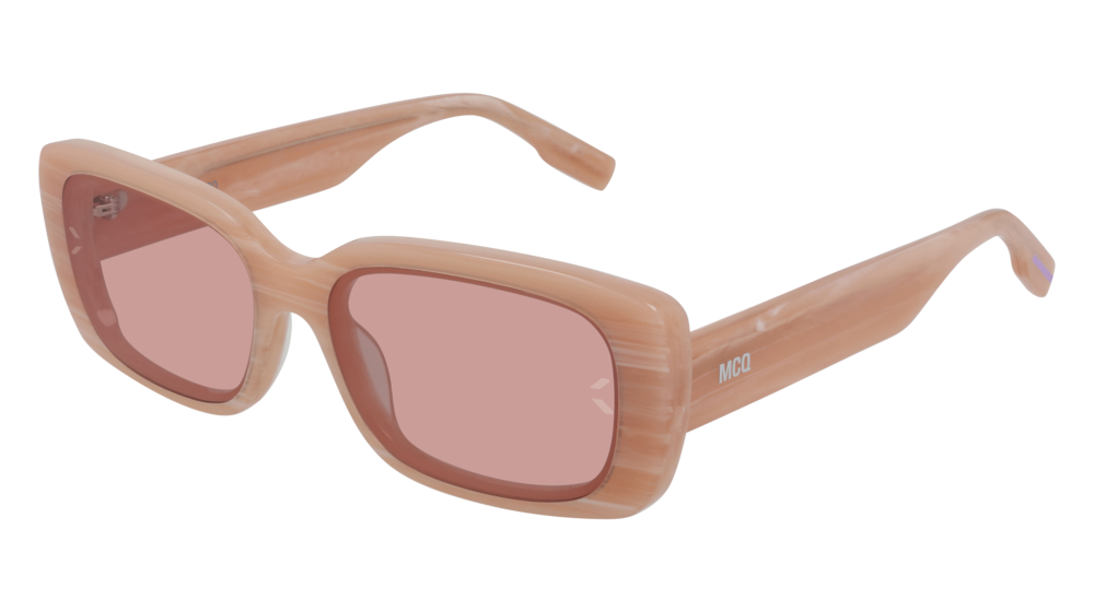 Mcq MQ0301S-004 RECTANGULAR / SQUARED Sunglasses - Pink