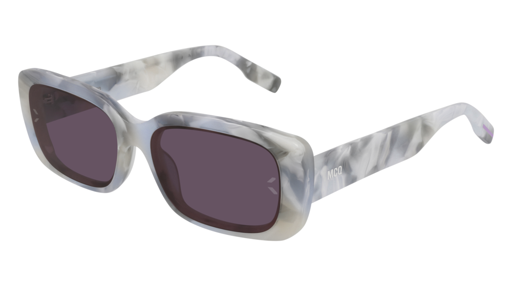 Mcq MQ0301S-003 RECTANGULAR / SQUARED Sunglasses - White