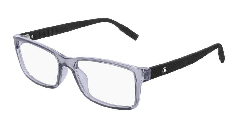 Montblanc MB0066O-003 Mens RECTANGULAR / SQUARED Optical Frame - Grey