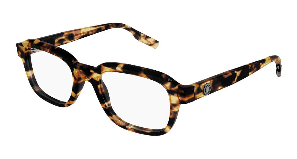 Montblanc MB0202O-003 Mens RECTANGULAR / SQUARED Optical Frames - Havana