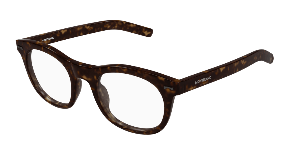 Montblanc MB0229O-006 Mens RECTANGULAR / SQUARED Optical Frames - Havana
