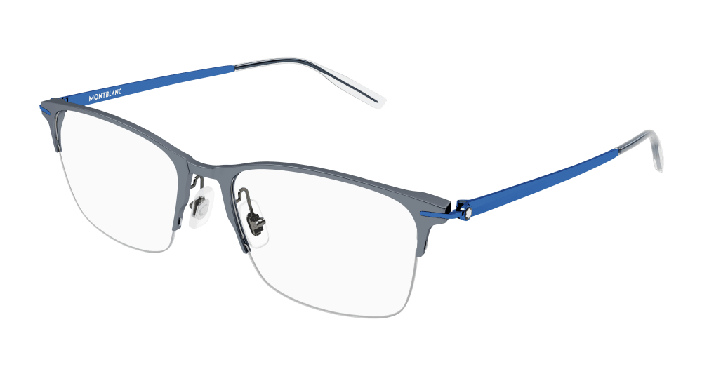 Multi-brand MB0284OA-002 Mens RECTANGULAR / SQUARED Optical Frame - Blue