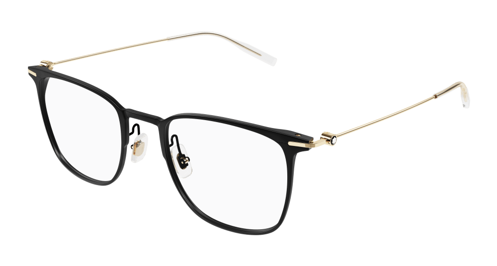Montblanc MB0356O-006 Mens RECTANGULAR / SQUARED Optical Frame - Black