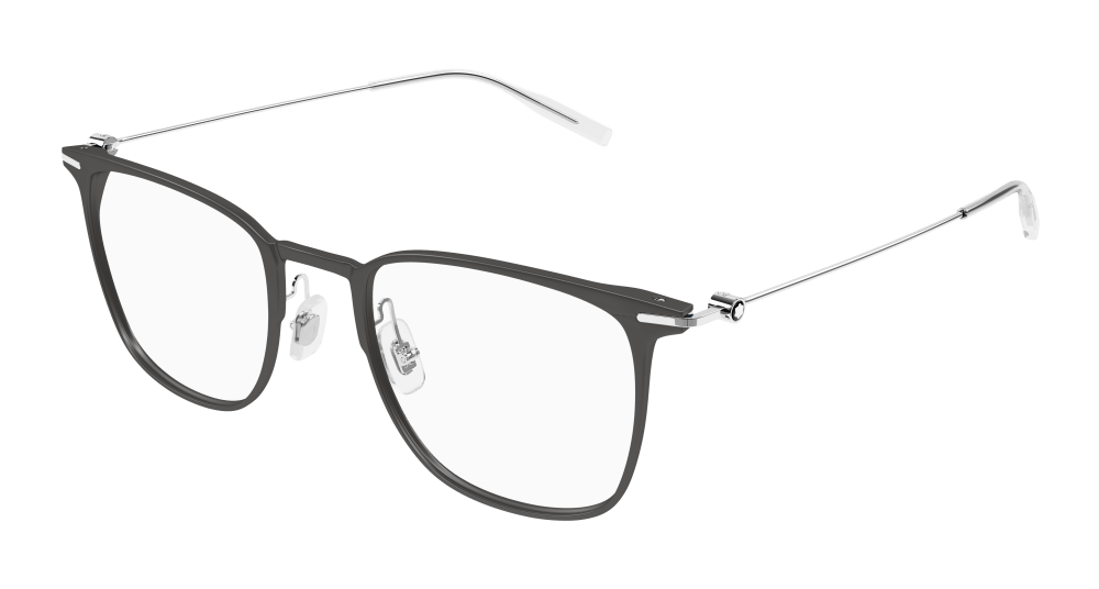 Montblanc MB0356O-010 Mens RECTANGULAR / SQUARED Optical Frame - Grey