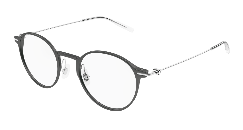 Montblanc MB0357O-005 Mens ROUND/OVAL/PANTHOS Optical Frame - Grey
