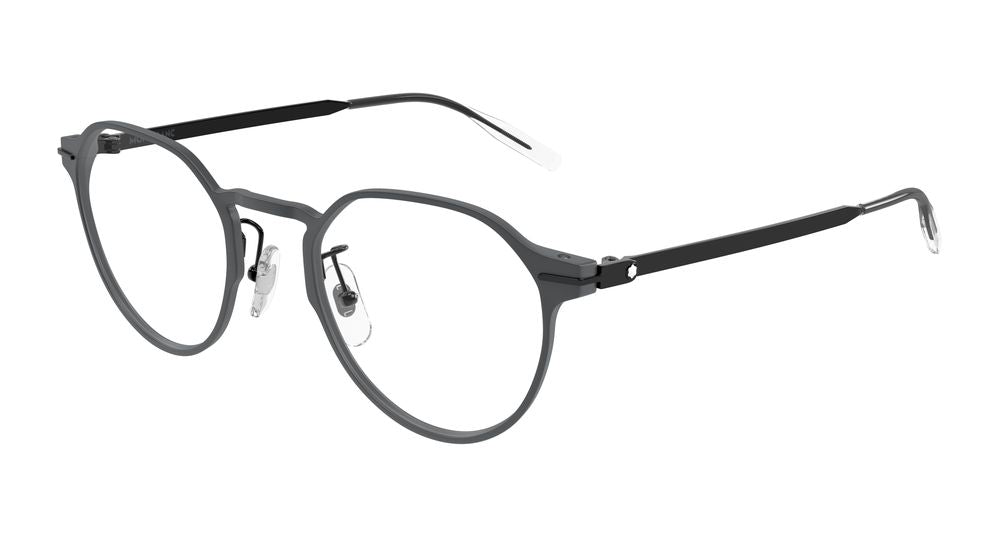 Montblanc MB0469OL-004 Mens ROUND/OVAL/PANTHOS Optical Frame - Grey