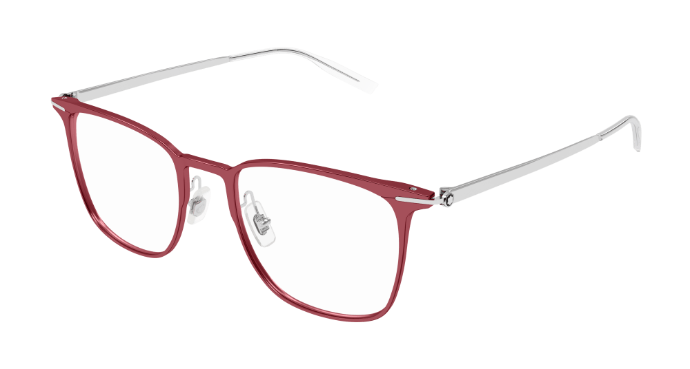 Multi-brand MB0232O-003 Mens RECTANGULAR / SQUARED Optical Frame - Red