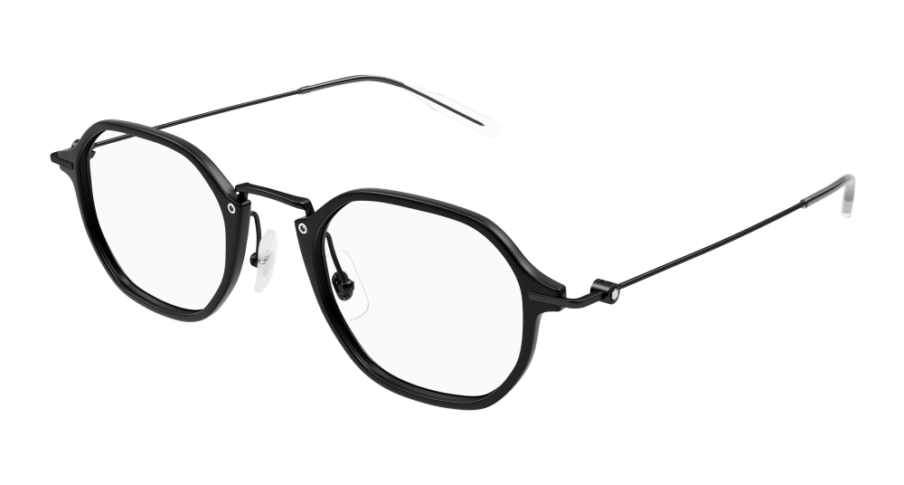 Multi-brand MB0296O-005 Mens RECTANGULAR / SQUARED Optical Frame - Black