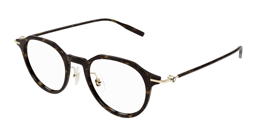 Montblanc MB0355O-002 Mens ROUND/OVAL/PANTHOS Optical Frame - Havana