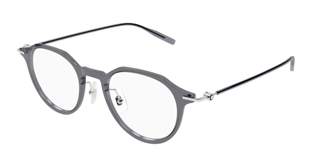 Montblanc MB0355O-003 Mens ROUND/OVAL/PANTHOS Optical Frame - Grey
