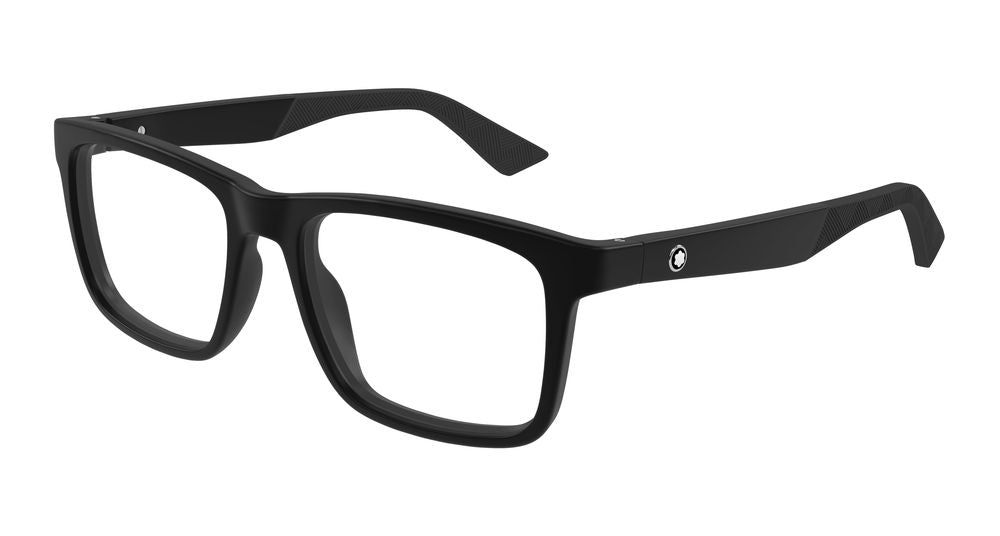 Montblanc MB0434O-002 Mens RECTANGULAR / SQUARED Optical Frame - Black