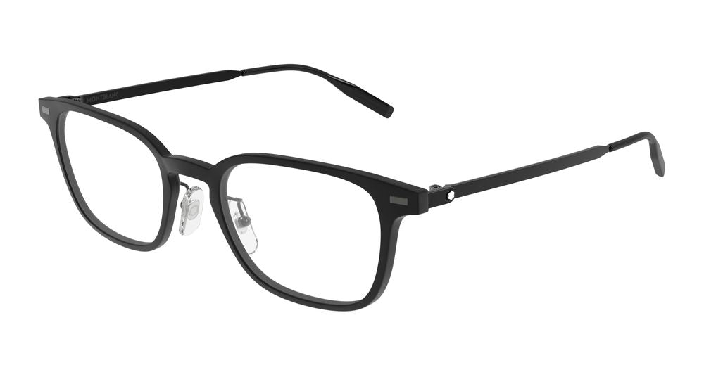 Montblanc MB0467OL-014 Mens RECTANGULAR / SQUARED Optical Frame - Black