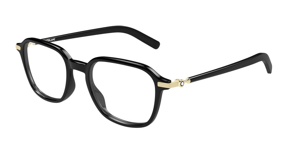 Montblanc MB0462O-001 Mens RECTANGULAR / SQUARED Optical Frame - Black