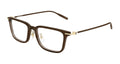 Montblanc MB0489OA-007 Mens RECTANGULAR / SQUARED Optical Frame - Brown