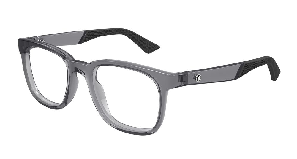 Montblanc MB0433O-003 Mens RECTANGULAR / SQUARED Optical Frame - Grey