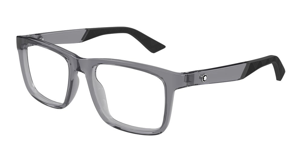 Montblanc MB0434O-003 Mens RECTANGULAR / SQUARED Optical Frame - Grey