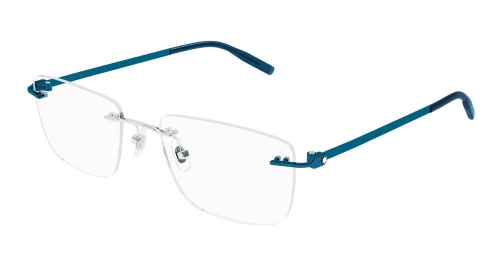 Multi-brand MB0281O-005 Mens RECTANGULAR / SQUARED Optical Frame - Silver