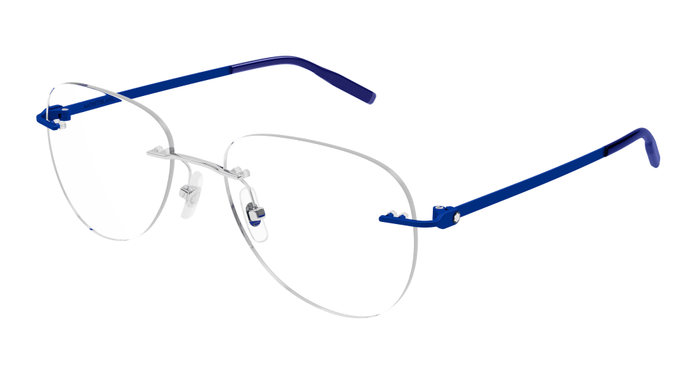 Multi-brand MB0283O-003 Mens PILOT/NAVIGATOR Optical Frame - Silver