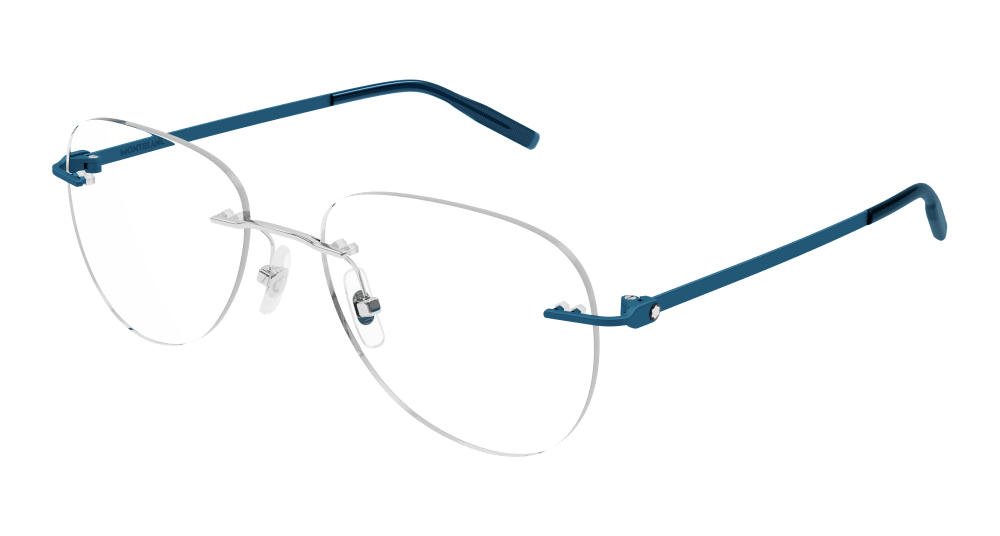 Multi-brand MB0283O-005 Mens PILOT/NAVIGATOR Optical Frame - Silver