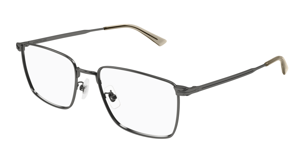 Multi-brand MB0308O-002 Mens RECTANGULAR / SQUARED Optical Frame - Ruthenium
