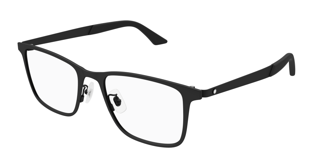 Montblanc MB0334O-001 Mens RECTANGULAR / SQUARED Optical Frame - Black