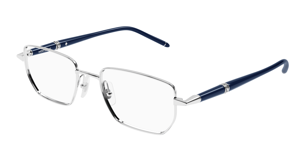 Multi-brand MB0347O-002 Mens RECTANGULAR / SQUARED Optical Frame - Silver