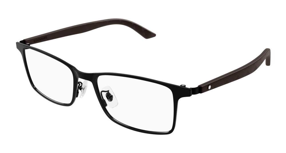 Montblanc MB0361O-002 Mens RECTANGULAR / SQUARED Optical Frame - Black