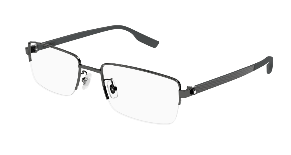 Multi-brand MB0188O-006 Mens RECTANGULAR / SQUARED Optical Frame - Ruthenium