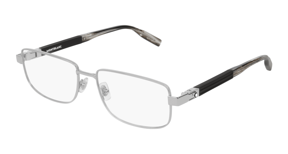 Multi-brand MB0034O-005 Mens RECTANGULAR / SQUARED Optical Frame - Silver