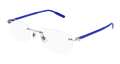 Multi-brand MB0221O-003 Mens RECTANGULAR / SQUARED Optical Frame - Silver