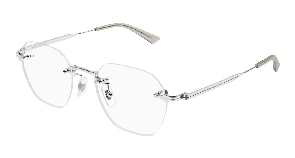 Montblanc MB0403O-002 Mens Optical Frame - Silver