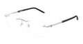 Montblanc MB0444O-002 Mens RECTANGULAR / SQUARED Optical Frame - Silver