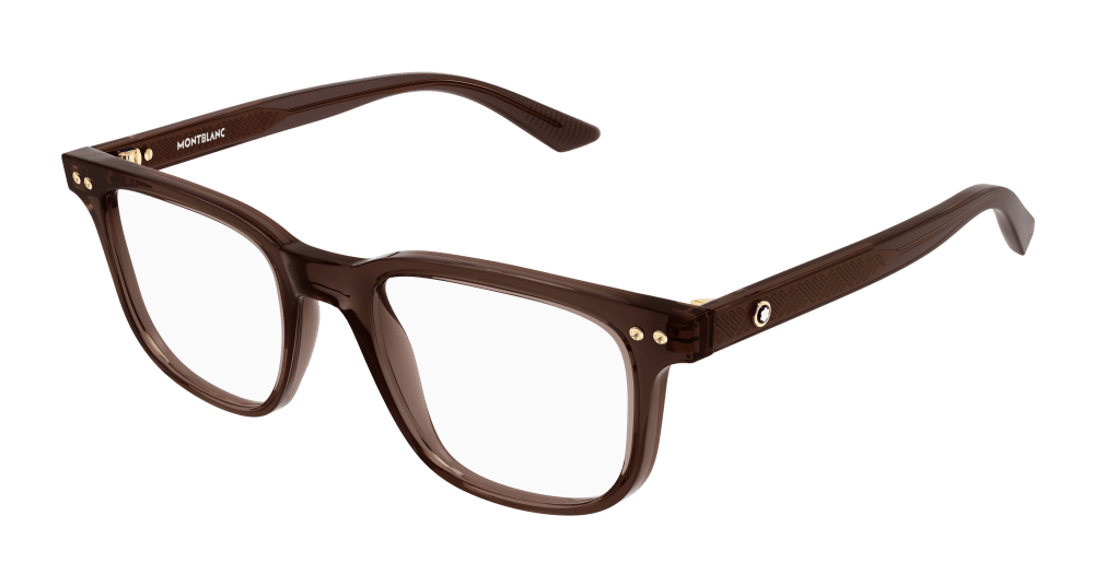 Multi-brand MB0256O-002 Mens RECTANGULAR / SQUARED Optical Frame - Brown