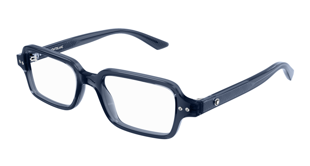 Multi-brand MB0257O-003 Mens RECTANGULAR / SQUARED Optical Frame - Blue