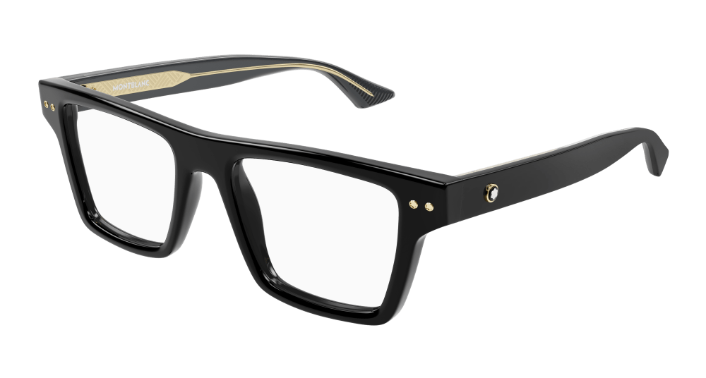 Multi-brand MB0288O-001 Mens RECTANGULAR / SQUARED Optical Frame - Black