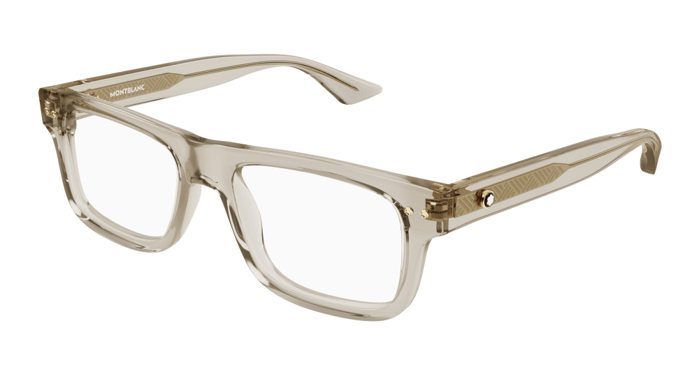 Multi-brand MB0289O-004 Mens RECTANGULAR / SQUARED Optical Frame - Beige