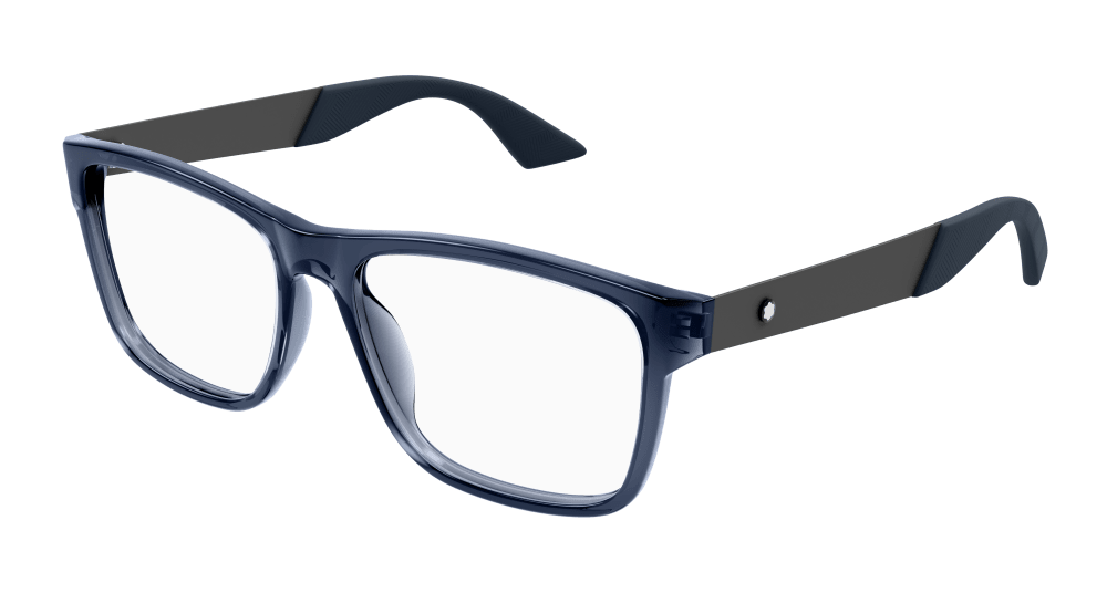 Multi-brand MB0300O-002 Mens RECTANGULAR / SQUARED Optical Frame - Blue
