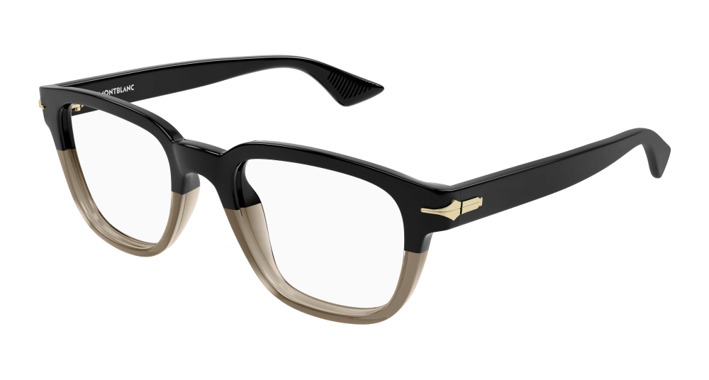 Montblanc MB0305O-007 Mens RECTANGULAR / SQUARED Optical Frame - Black