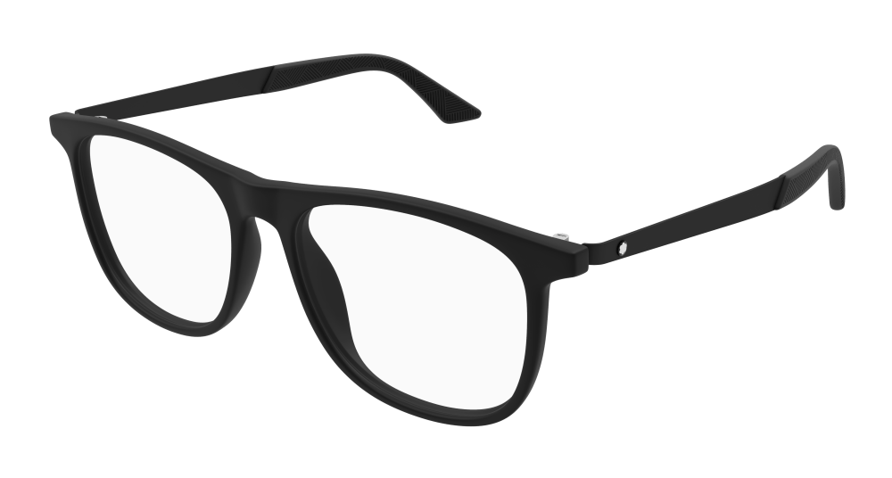 Montblanc MB0332O-001 Mens RECTANGULAR / SQUARED Optical Frame - Black