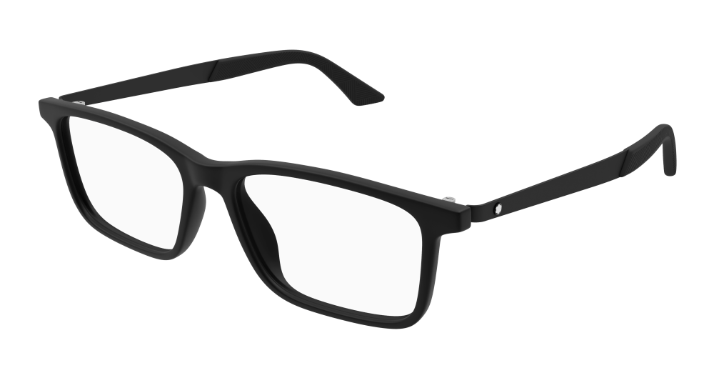 Montblanc MB0333O-001 Mens RECTANGULAR / SQUARED Optical Frame - Black