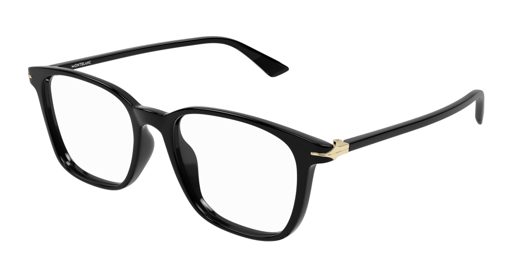 Montblanc MB0338O-001 Mens RECTANGULAR / SQUARED Optical Frame - Black